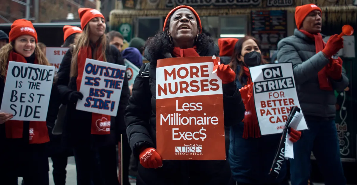 Nearly 15,000 Nurses Stay on Strike in New York City Hospitals